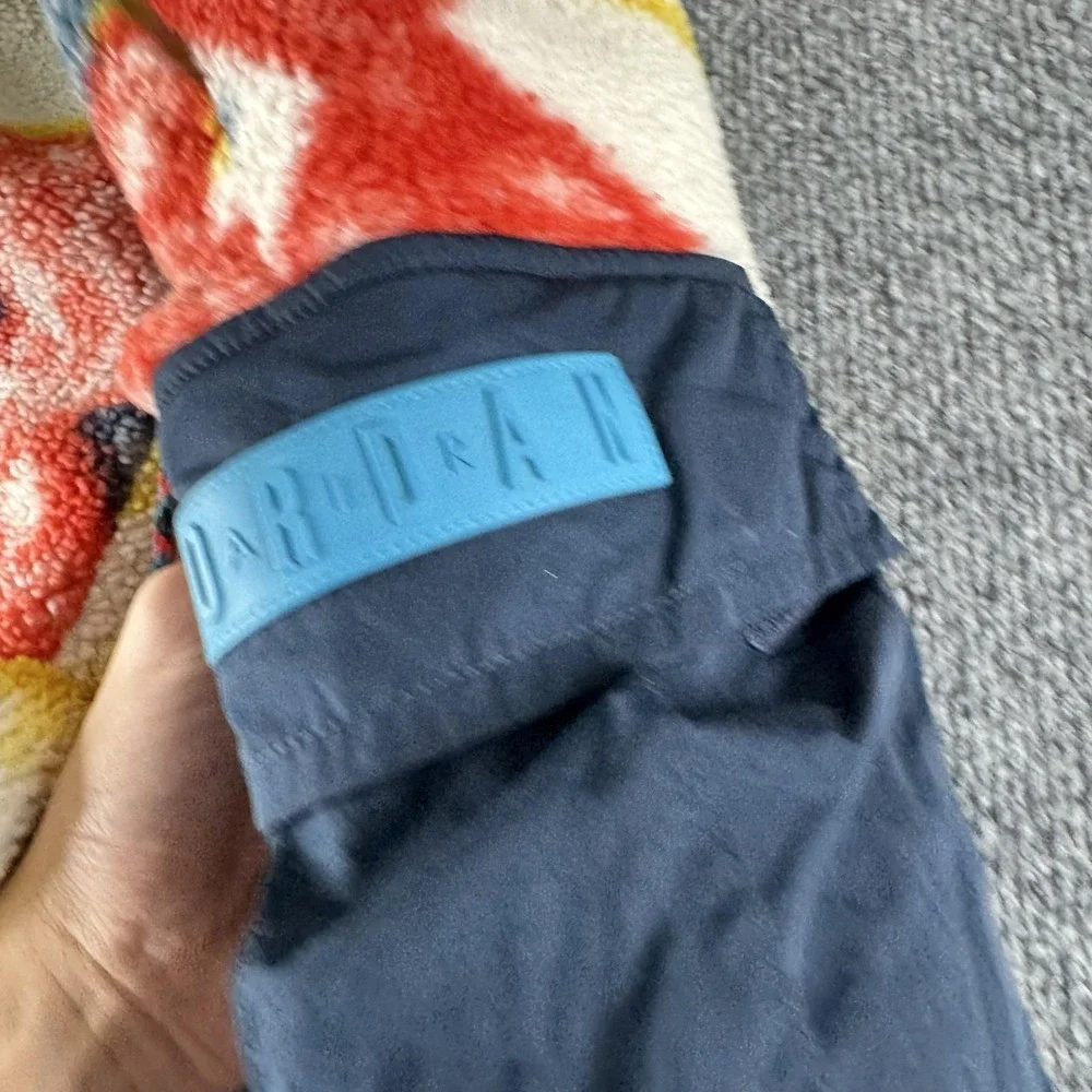 Jordan Sweatpants Mens L Multicolor Sherpa Fleece Joggers Elastic Waist Pockets